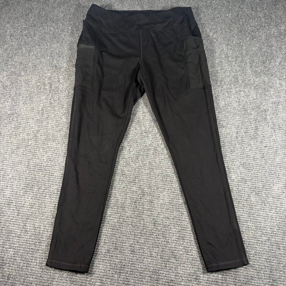 Carhartt Force Utility Leggings Womens L Black Excellent Cargo Pockets Fitted